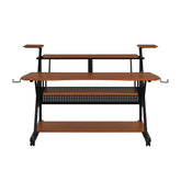 Willow Cherry & Black Finish Music Desk Model OF00990 By ACME Furniture